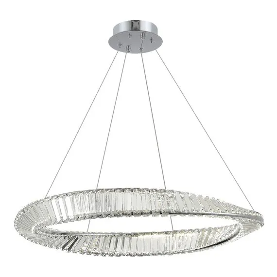 ST LUCE SL6204.111.01 Светильник подвесной ST-Luce Хром/Прозрачный LED 1*45W 4000K, изображение 3
