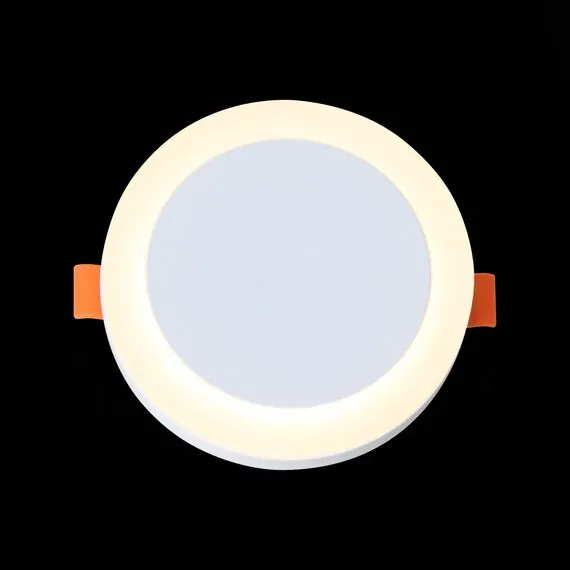 ST LUCE ST104.502.06 Светильник встраиваемый Белый LED 1*6W 3000K 468Lm Ra>80 120° IP20 D110xH20 170-240V, изображение 3