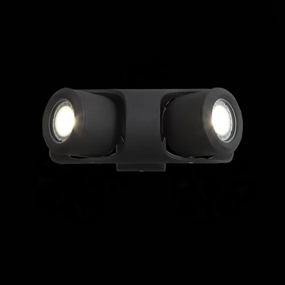 ST LUCE SL093.401.02 Светильник уличный настенный ST-Luce Черный/Черный, Прозрачный G5,3 2*3W, изображение 3