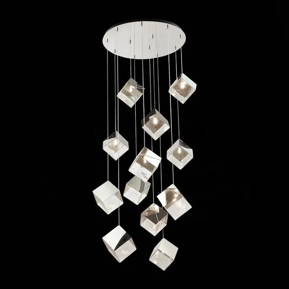 ST LUCE SL1182.103.12 Светильник подвесной ST-Luce Хром/Прозрачный, Хром G9 12*5W, изображение 3