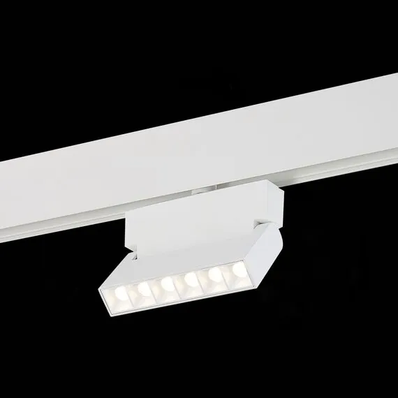 ST LUCE ST362.546.06 Магнитный трековый светильник белый LED 1*6W 4000K 532Lm Ra>80 36° IP20 L120xW22xH134 4, изображение 4