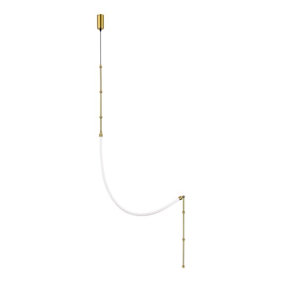 ST LUCE SL6132.301.20 Светильник настенно-потолочный ST-Luce Латунь/Белый LED 1*20W 3000K, изображение 2