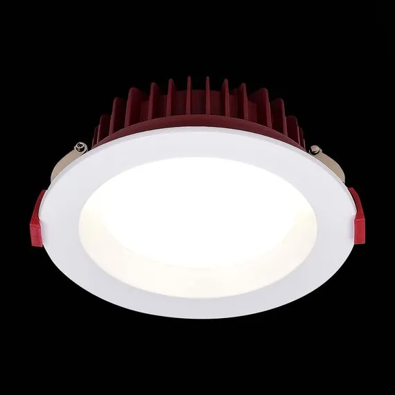 ST LUCE ST752.548.24 Светильник встраиваемый. Белый LED 1*24W 4000K 1 920Lm Ra80 100° IP44 D165xH54 100-240VV, изображение 3
