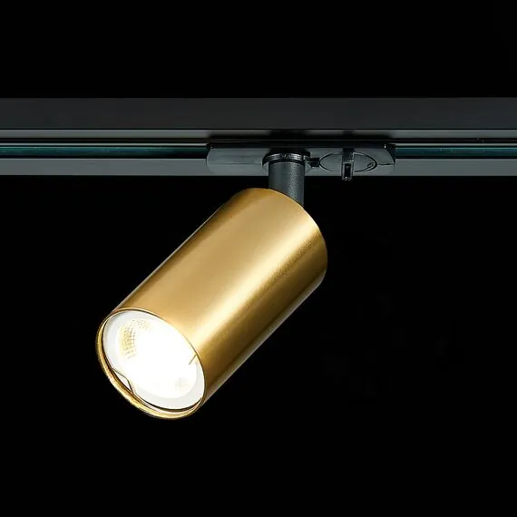 ST LUCE ST300.206.01 Светильник трековый Золотистый GU10 1*50W  IP20 L100xW54xH142 220V Без ламп, изображение 4