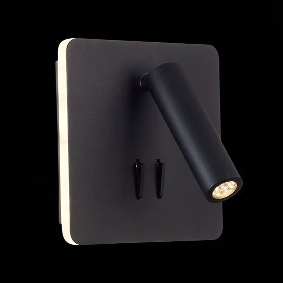 ST LUCE SL1586.431.01 Светильник настенный Черный LED 1*9W 3000K 624Lm Ra>80  IP20 L-xW140xH140 170-240V, изображение 3