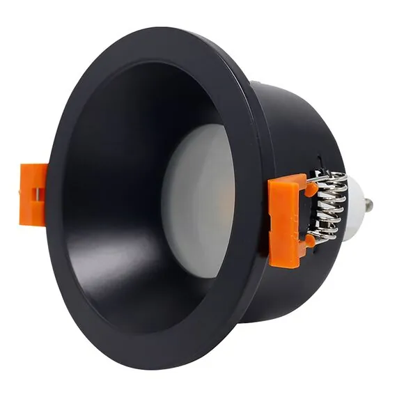 ST LUCE ST256.408.01 Светильник встраиваемый. Черный GU10 1*50W  IP65 D85xH53 220V Без ламп, изображение 2