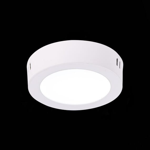 ST LUCE ST112.542.06 Светильник настенно-потолочный Белый LED 1*6W 4000K 370Lm Ra80 120° IP20 D110xH28 90-26, изображение 2