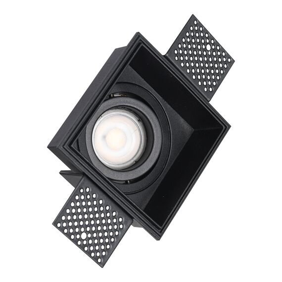 ST LUCE ST262.418.01 Светильник встраиваемый. Черный GU10 1*50W IP20 L91,5xW91,5xH5,2 220V Без ламп, изображение 2