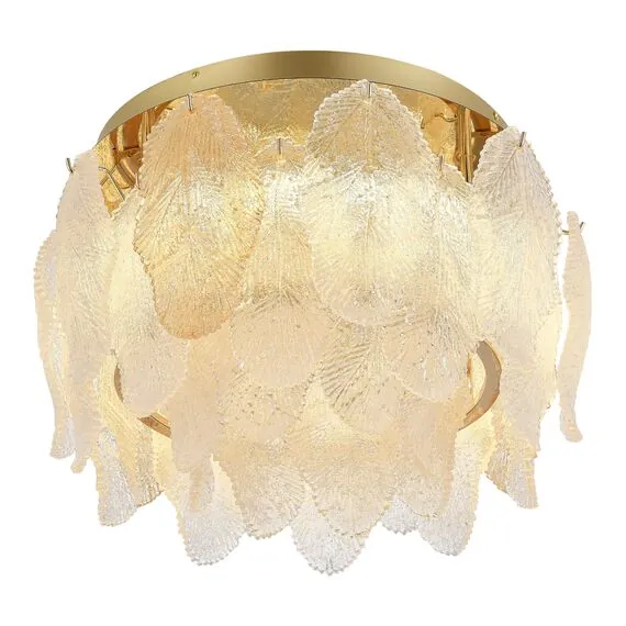 ST LUCE SL6135.202.01 Светильник потолочный ST-Luce золото/прозрачный, янтарный LED 1*20W 3000K, изображение 2