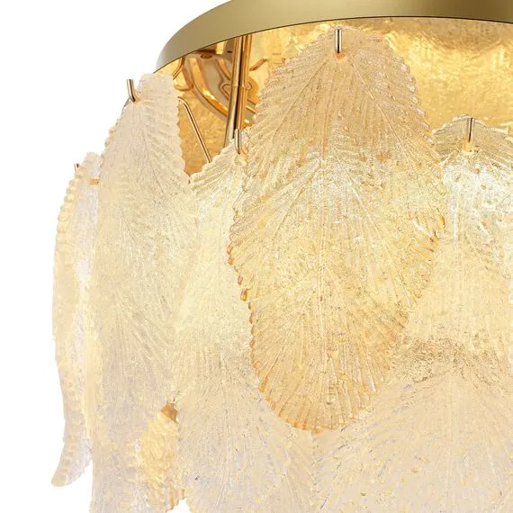 ST LUCE SL6135.202.01 Светильник потолочный ST-Luce золото/прозрачный, янтарный LED 1*20W 3000K, изображение 3