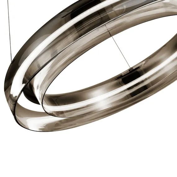 ST LUCE SL6019.333.01 Светильник подвесной ST-Luce Черный/Дымчатый, Белый LED 1*36W 3000K, изображение 3