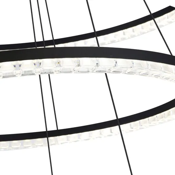 ST LUCE SL1018.403.03 Светильник подвесной ST-Luce черный/прозрачный LED 3*130W 4000K, изображение 4