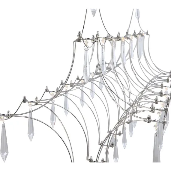 ST LUCE SL6603.103.17 Светильник подвесной ST-Luce Хром/Прозрачный LED 1*17W 4000K, изображение 4