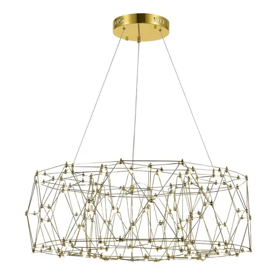 ST LUCE SL6602.203.48 Светильник подвесной ST-Luce Золотистый/Прозрачный LED 1*48W 4000K