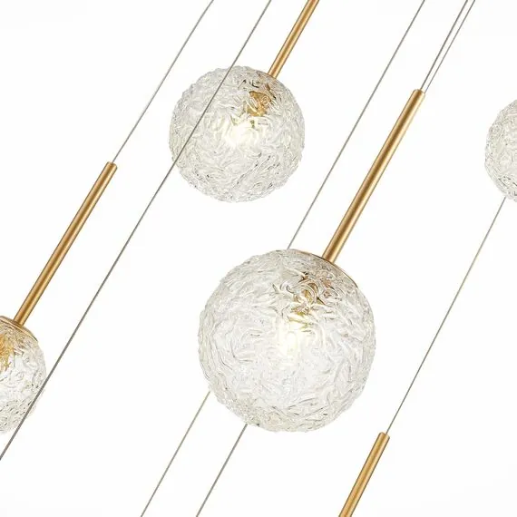 ST LUCE SL1152.203.08 Светильник подвесной ST-Luce Золотистый/Прозрачный G9 8*5W, изображение 7