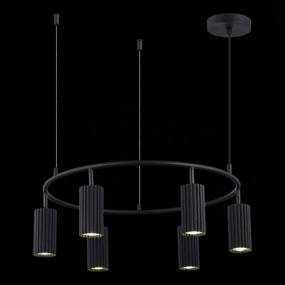 ST LUCE SL1213.403.06 Светильник подвесной ST-Luce Черный/Черный GU10 6*5W 4000K, изображение 4