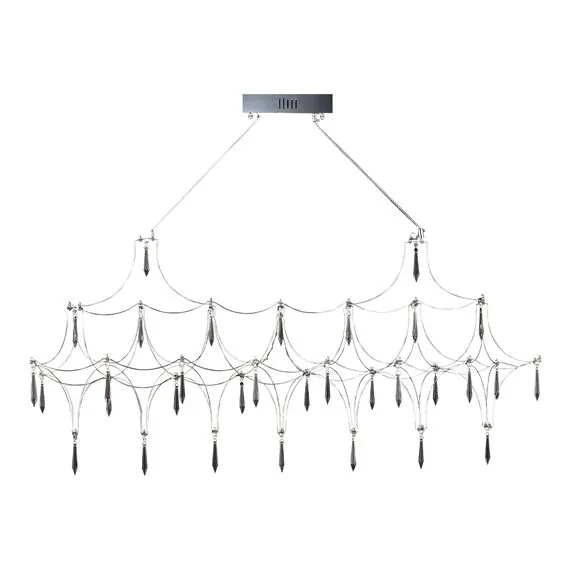 ST LUCE SL6603.103.17 Светильник подвесной ST-Luce Хром/Прозрачный LED 1*17W 4000K