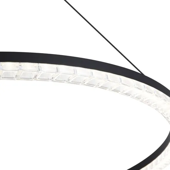 ST LUCE SL1018.413.01 Светильник подвесной ST-Luce черный/прозрачный LED 1*54W 4000K, изображение 4