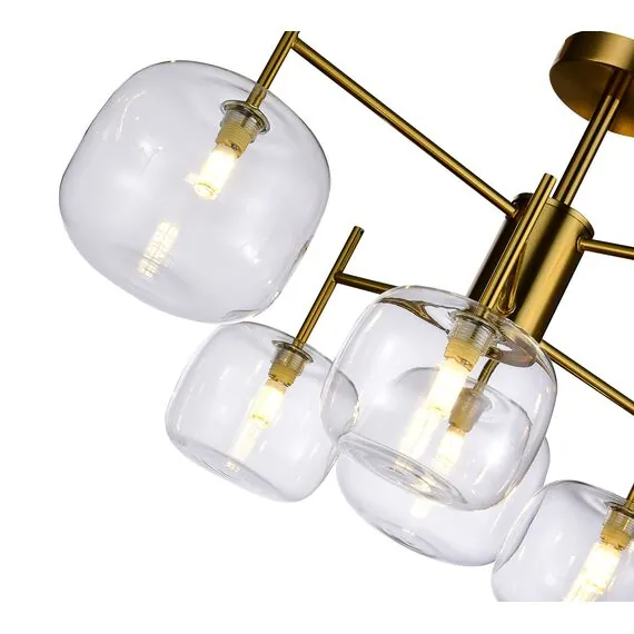 ST LUCE SL1049.302.06 Люстра потолочная ST-Luce Латунь/Прозрачный G9 6*5W, изображение 4