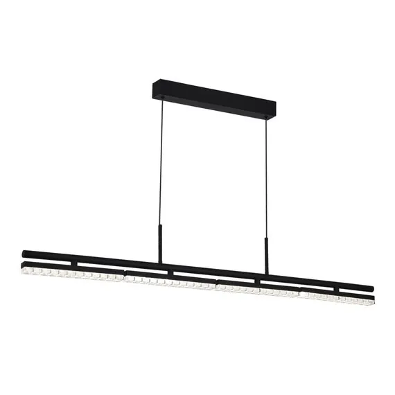 ST LUCE SL1018.403.04 Светильник подвесной ST-Luce черный/прозрачный LED 4*32W 4000K, изображение 5