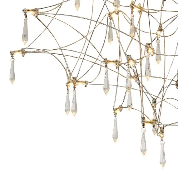 ST LUCE SL6601.102.78 Светильник потолочный ST-Luce Хром/Прозрачный LED 78*0,35W 3000K, изображение 2