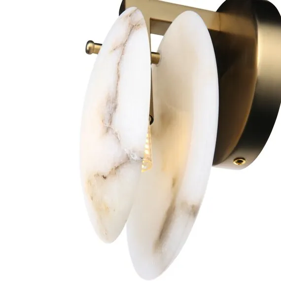 ST LUCE SL1520.301.01 Светильник настенный ST-Luce Латунь/Алебастр G9 1*5W 4000K, изображение 5