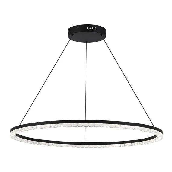 ST LUCE SL1018.413.01 Светильник подвесной ST-Luce черный/прозрачный LED 1*54W 4000K, изображение 2