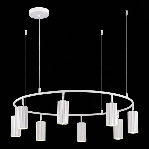 ST LUCE SL1213.503.08 Светильник подвесной ST-Luce Белый/Белый GU10 8*5W 4000K, изображение 4