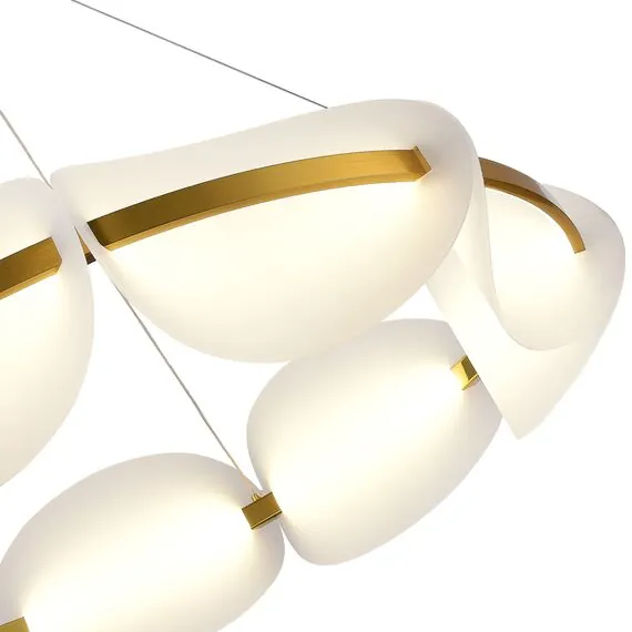 ST LUCE SL1304.203.56 Люстра подвесная ST-Luce Золотистый/Белый LED 1*56W 3000K, изображение 3