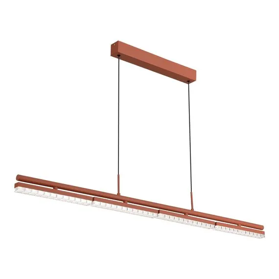 ST LUCE SL1018.603.04 Светильник подвесной ST-Luce терракотовый/прозрачный LED 4*32W 4000K, изображение 5