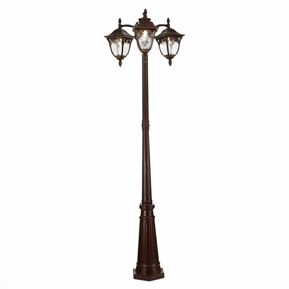 ST LUCE SL083.705.03 Светильник уличный наземный ST-Luce Кофейный/Кофейный, Прозрачный E27 3*60W, изображение 3