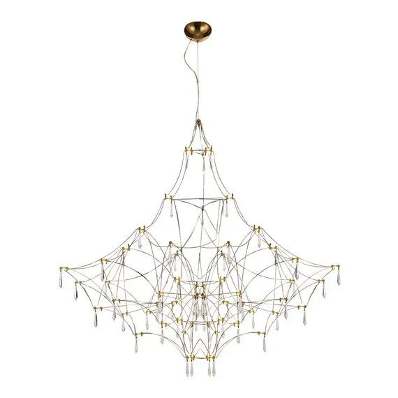 ST LUCE SL6601.213.114 Светильник подвесной ST-Luce Золотистый/Прозрачный LED 114*0,5W 3000K