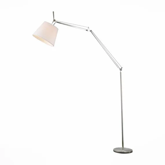 ST LUCE SL464.115.01 Торшер ST-Luce Хром/Белый E27 1*40W (из 2-х коробок), изображение 2