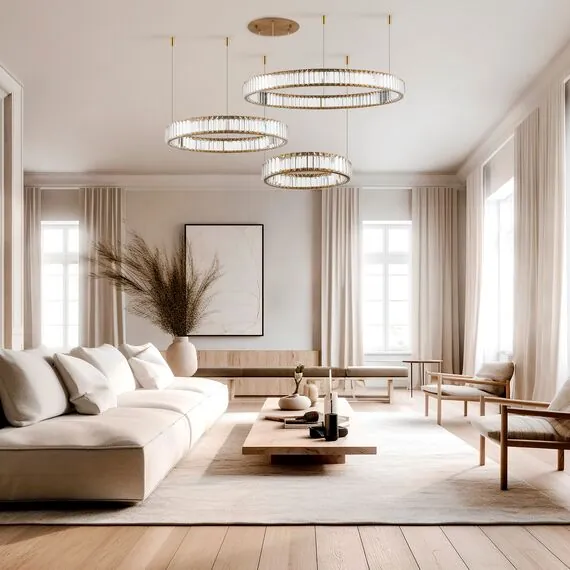 ST LUCE SL1622.313.03 Люстра подвесная ST-Luce Латунь/Прозрачный LED 1*122W 4000K, изображение 7