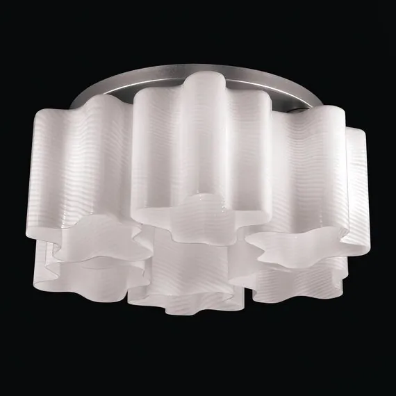 ST LUCE SL117.502.06 Люстра потолочная ST-Luce Серебристый/Белый с полосками E27 6*60W, изображение 3