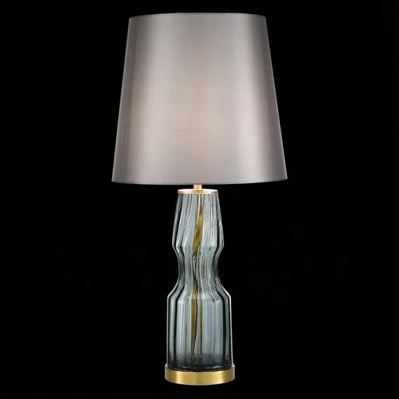 ST LUCE SL1005.104.01 Прикроватная лампа ST-Luce Дымчатый,Латунь/Серый E27 1*40W, изображение 4