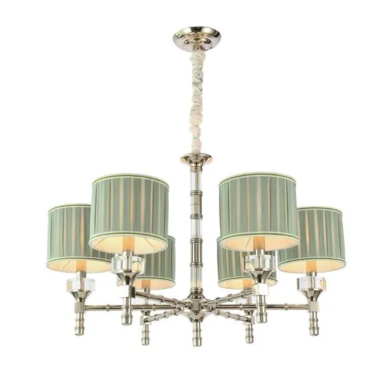 ST LUCE SL1121.103.06 Люстра подвесная ST-Luce Никель/Оливковый E14 6*40W, изображение 2