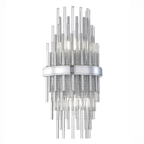 ST LUCE SL1628.101.02 Бра ST-Luce Хром/Прозрачный, Хром E14 2*40W, изображение 3