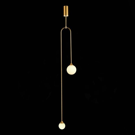 ST LUCE SL1187.203.02 Подвес ST-Luce Золотистый/Белый G9 2*5W 4000K, изображение 4