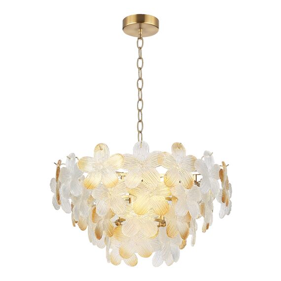 ST LUCE SL6240.203.12 Светильник подвесной ST-Luce золотистый/Прозрачный, январный E14 12*60W