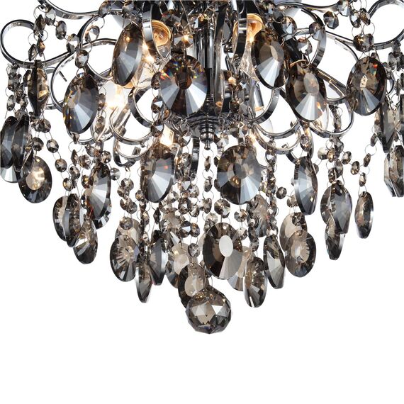 ST LUCE SL846.102.06 Люстра подвесная ST-Luce Темный хром/Тонированный черный E14 6*40W, изображение 9