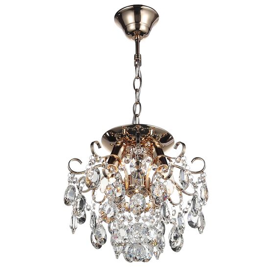 ST LUCE SL846.202.03 Люстра подвесная ST-Luce Золотистый/Прозрачный E14 3*40W, изображение 6