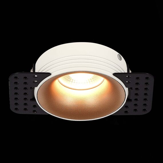 ST LUCE ST218.528.01 Светильник встраиваемый. Белый GU10 1*50W  IP20 D78xH30 165-265V Без ламп, изображение 3