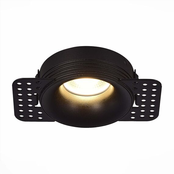ST LUCE ST218.448.01 Светильник встраиваемый. Черный GU10 1*50W  IP20 D78xH30 165-265V Без ламп, изображение 2