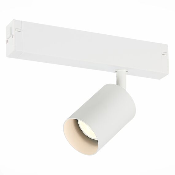ST LUCE ST505.506.01 Светильник трековый Белый GU10 1*50W  IP20 L82xW70xH172 180-240V Без ламп, изображение 2