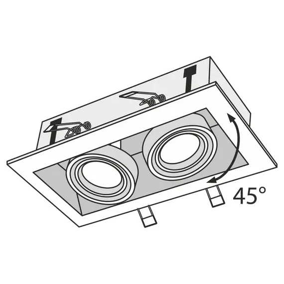 Maytoni Technical DL008-2-02-S Встраиваемый светильник Metal, изображение 7