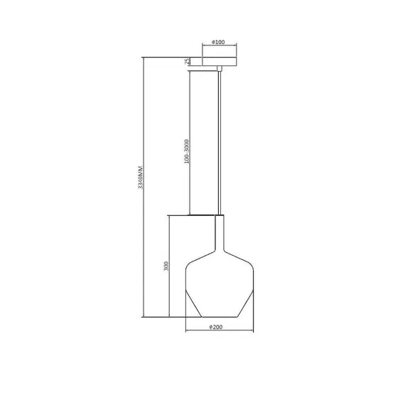 Maytoni Decorative MOD271PL-01B5 Светильник подвесной Duality, изображение 2