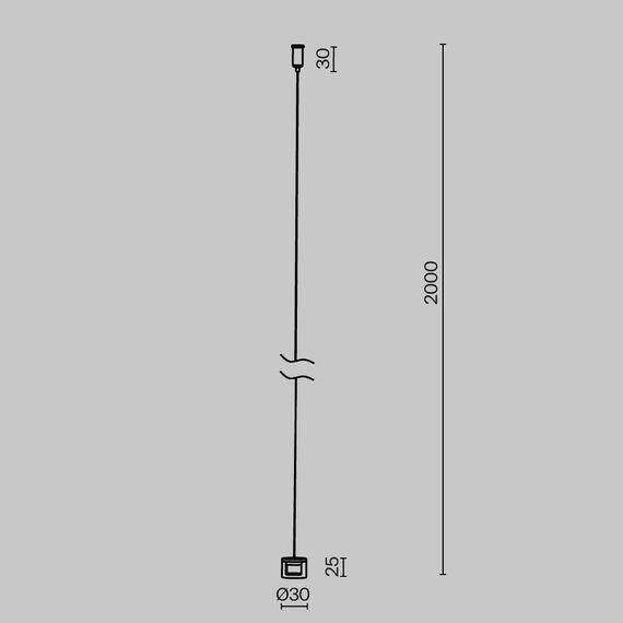Maytoni Technical TRA160SW-2B Тросовый подвес для шинопровода Elasity, изображение 3