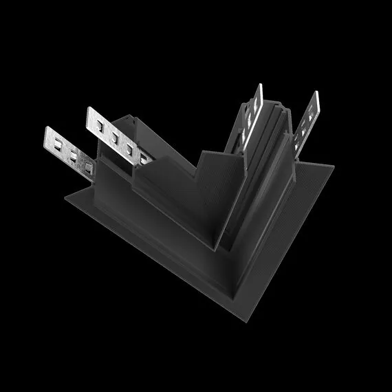 Maytoni Technical TRA034CLS-42.12B Коннектор угловой 45° встраиваемый под ГКЛ 12,5мм, черный Exility, изображение 6