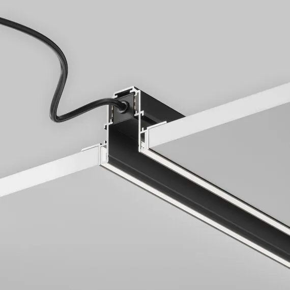 Maytoni Technical TRX034LS-222B Шинопровод магнитный встраиваемый под 12,5 мм с каналом под светодиодную ленту Exility, изображение 2